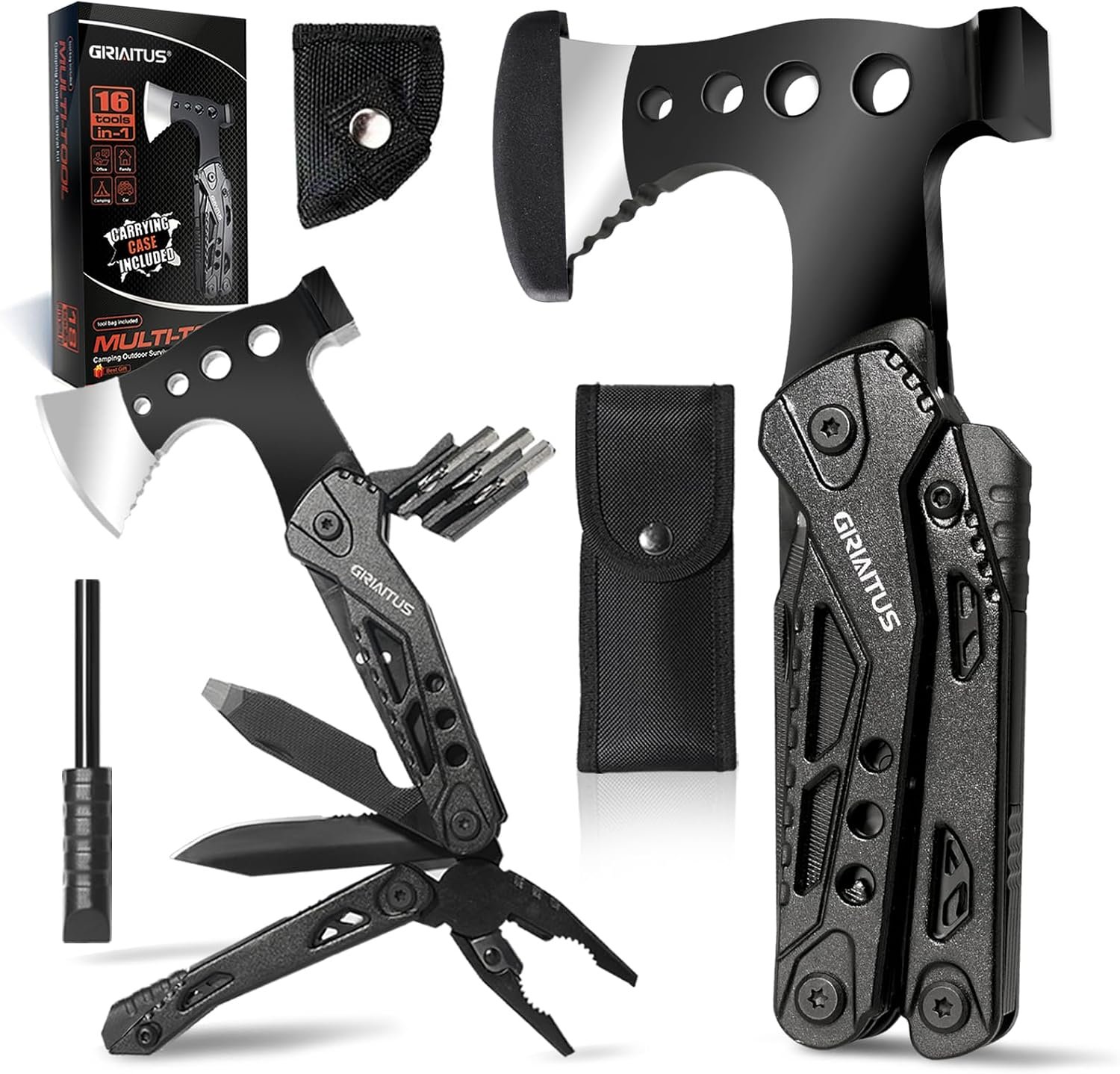 16-in-1 Multitool Camping Survival Gear With Axe, Saw, Pliers, Whistle and Hammer: A Practical Guide